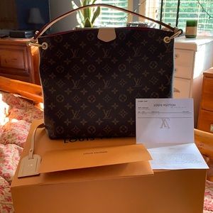 Louis Vuitton Graceful PM Monogram Peony Pink